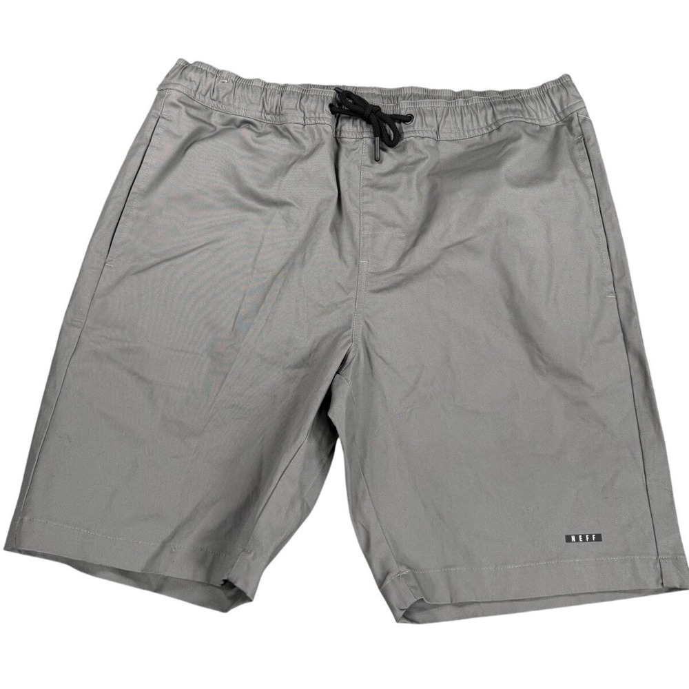Neff Mens Hybrid Walk Shorts Grey Elastic Waist Drawstring L NWT
